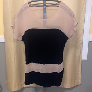 Black and Tan blouse